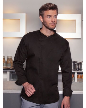 PULL-OVER CHEFS SHIRT LONG-SLEEVE BASIC KBJM4