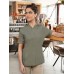 GIACCA DA CUOCO DA DONNA A MANICHE CORTE GREEN-GENERATION  KJF27