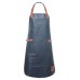 LEATHER BIB APRON KLS23
