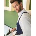 ASYMMETRICAL BIB APRON WITH POCKET KLS36