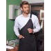 ASYMMETRICAL BIB APRON WITH POCKET KLS36