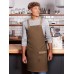 BIB APRON WITH CROSSED RIBBONS KLS38