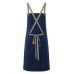 BIB APRON WITH CROSSED RIBBONS AND BIG POCKET KLS39