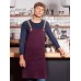 BIB APRON WITH CROSSED RIBBONS AND BIG POCKET KLS39