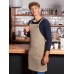BIB APRON WITH CROSSED RIBBONS AND BIG POCKET KLS39