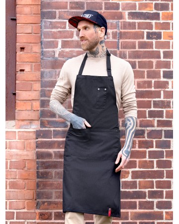 GREMBIULE ROCK CHEF®-STAGE2 CON FIBBIA E TASCA  KRCLS14