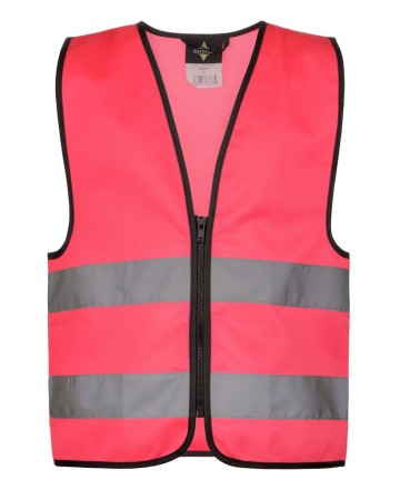 GILET SIGNAL KIDS CON CERNIERA 