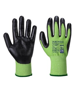 GUANTO ANTI TAGLIO NITRILE FOAM - VERDE A645