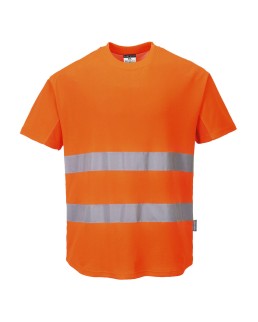 T-SHIRT MESH COTTON COMFORT HI-VIS C394