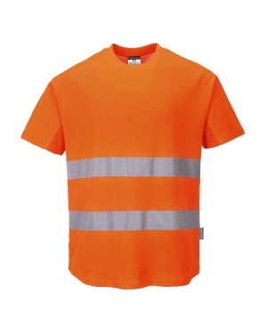 T-SHIRT MESH COTTON COMFORT HI-VIS C394