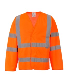 GIACCA CON DUE BANDE E BRETELLE HI-VIS C473