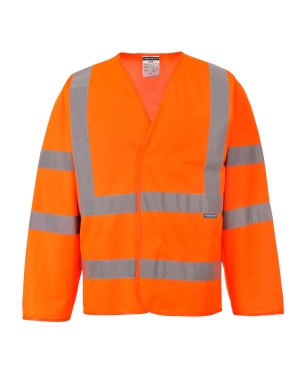 GIACCA CON DUE BANDE E BRETELLE HI-VIS C473