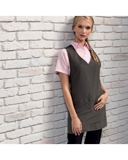 WRAP AROUNT TUNIC APRON100%P