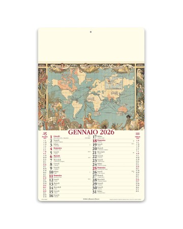 ALMANACCO ITALIANO - ANTICHE MAPPE PA012