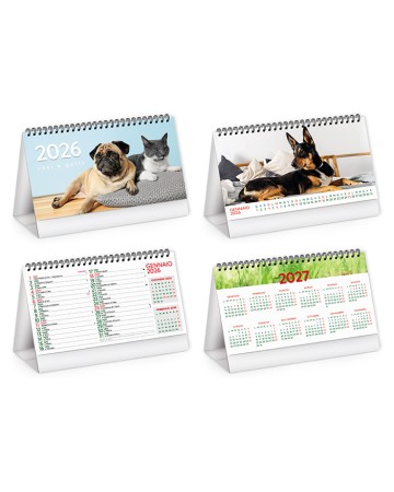 CALENDARI DA TAVOLO - CANI E GATTI PA403