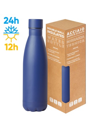 BORRACCE E THERMOS - STEEL MAT BOTTLE 500 FLAT PC416
