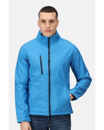 ABLAZE SOFTSHELL 3 STRATI  100% POL 300 GR/M BLACK/BLACK-S TRA610