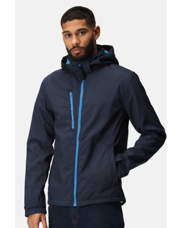 VENTURER SOFTSHELL 3 STRATI 100% POL. 300 GR BLACK/BLACK-S TRA701