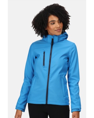 VENTURER SOFTSHELL DONNA 3 STRATI 100% POL. 300 GR FRENCH BLUE/NAVY-10