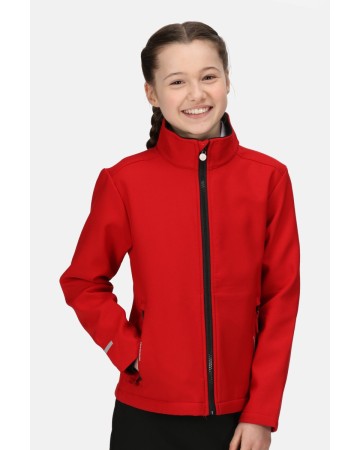 ABLAZE SOFTSHELL BAMBINO 100% POL BLACK/BLACK-XS 5/6 ANNI TRA732
