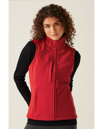 FLUX SOFT SHELL BODYWARMER DONNA 96/4% POL/ELA 270 ALL BLACK-8