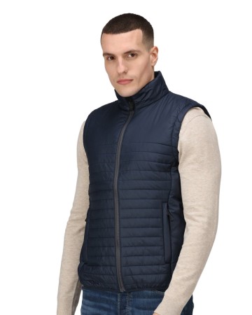 HM RECYCLED BODYWARMER 100% POL. 70 GR/M BLACK-XS TRA861