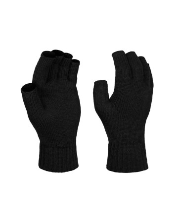 FINGERLESS MITTS GUANTI 100% ACRILICO BLACK-TG.UNICA TRG202