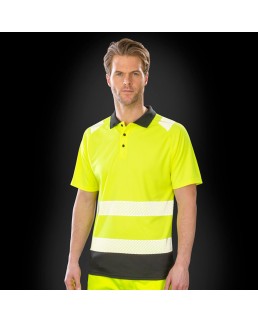 RECYCL. SAFETY POLO 100%P