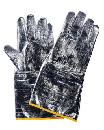 GUANTI IN FIBRA ARAMIDICA ALLUMINIZZATA CM 38 GUANTO FR107