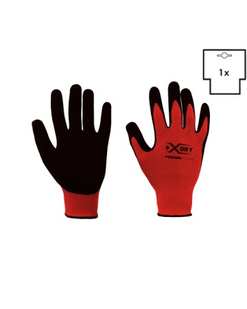 GUANTO POLIESTERE / LATTICE NATURALE INCRESPATO X-GLOVE XGLOVE X GLOVE GUANTI X-DRY GGC008