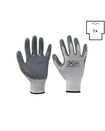 GUANTO POLIESTERE / NITRILE LISCIO X-GLOVE XGLOVE X GLOVE GUANTI X-OIL GGC014
