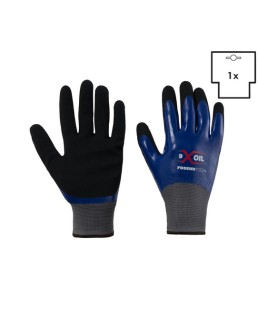 GUANTO POLIESTERE / NITRILE DOPPIA SPALMATURA ANTISCIVOLO X-GLOVE XGLOVE X GLOVE GUANTI X-OIL GGC021