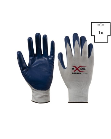 GUANTO POLIESTERE / NITRILE LISCIO X-GLOVE XGLOVE X GLOVE GUANTI X-OIL GGC022