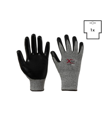 GUANTO TAGLIO C (HPPE-VETRO) / NITRILE LISCIO X-GLOVE XGLOVE X GLOVE GUANTI X-CUT GGC028