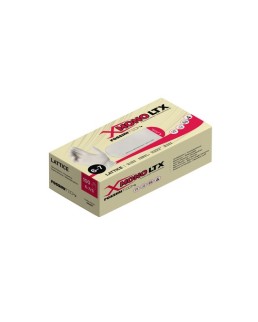 GUANTO MONOUSO LATTICE NATURALE, TESTURIZZATO, SENZA POLVERE X-GLOVE XGLOVE X GLOVE GUANTI MONOUSO X-MONO GGU501 GUANTO MONOUSO LATTICE NATURALE, TESTURIZZATO, SENZA POLVERE X-GLOVE XGLOVE X GLOVE GUANTI MONOUSO X-MONO GGU501