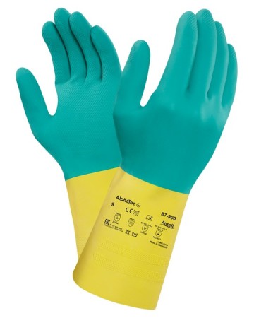 GUANTO ALPHATEC BI-COLOUR 87-900 ANSELL GUANTI GGU989