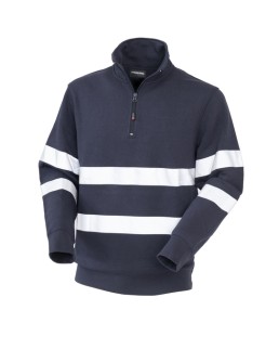 FELPA BELFAST CON STRISCE RIFRANGENTI VISIBILITÀ MIGLIORATA HH099