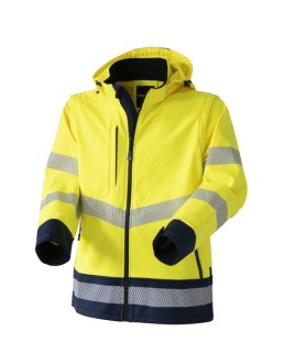 GIUBBOTTO SOFTSHELL HOOK HI-VIS HH263