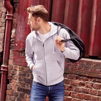 FELPA ZIP C/CAPP. 80%C 20%P