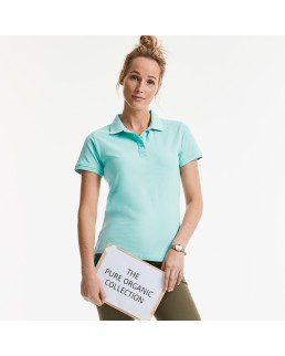 LADIES' PURE ORGANIC POLO100%C