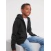 RAGLAN AUTH HOODED ZIP80%C20%P