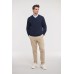 PULLOVER SCOLLO V 50%C50%A