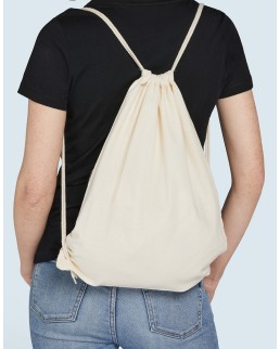 ORGANIC COTTON DRAWSTRING BACKPACK