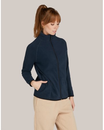 SIGNATURE TAGLESS MICROFLEECE FULL ZIP WOMEN