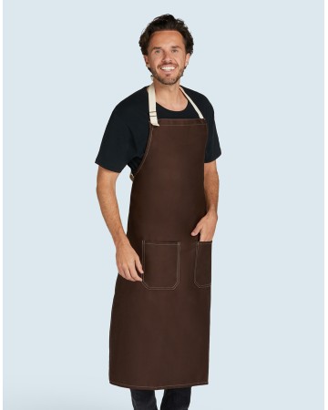 SANTORINI-GREMBIULE IN CONTRASTO PETTORINA/TASCA  966.59