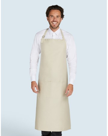 AMSTERDAM - RECYCLED BIB APRON WITH POCKET