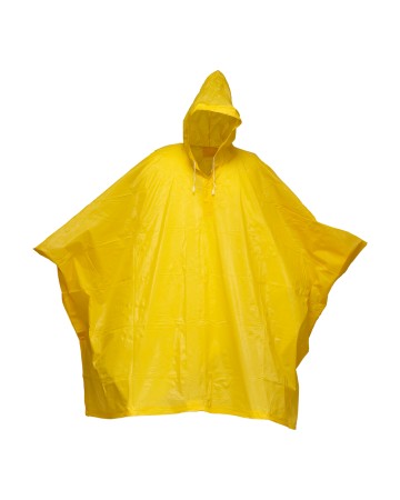 PONCHO IMPERMEABILE IN PVC GOFFRATO, INSERITO IN BUSTINA 00158