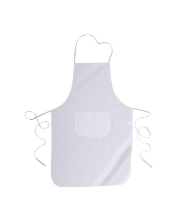 GREMBIULE LUNGO BIANCO IN 100 % COTONE 00311