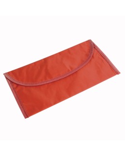 BUSTINA PORTADOCUMENTI IN POLYESTERE 70D CON DUE TASCHE E CHIUSURA IN VELCRO 00880