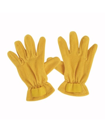 GUANTI IN POLAR DA DONNA CON ELASTICO AI POLSI ED ETICHETTA PERSONALIZZABILE 04047DE